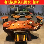 Rễ khắc bàn trà gỗ hồng thân cây Bàn trà tự nhiên toàn bộ gỗ rắn bàn trà phòng khách kung fu trà nước bàn trà - Các món ăn khao khát gốc