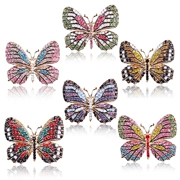 Thời trang Nhật Bản và Hàn Quốc phổ biến dễ thương kim cương bướm động vật trâm cài pin phụ kiện trang sức phụ kiện trâm cài