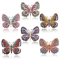 Thời trang Nhật Bản và Hàn Quốc phổ biến dễ thương kim cương bướm động vật trâm cài pin phụ kiện trang sức phụ kiện trâm cài phụ kiện cài áo sơ mi nữ