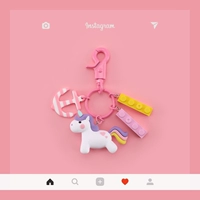 Розовый конструктор, единорог