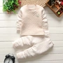 Trẻ sơ sinh 1-2-3 tuổi mùa xuân và mùa thu mùa đông clip mỏng cotton nhiệt đồ lót thiết lập nam và nữ bé mùa thu quần áo đồ ngủ - Quần áo lót do bo tre em
