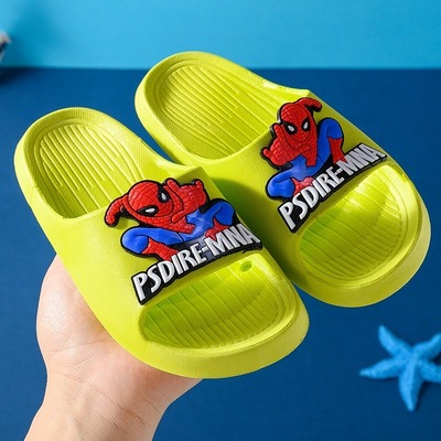 蜘蛛侠儿童拖鞋夏男奥特曼中大小孩亲子一体宝宝母女室内软底防滑