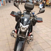 Mô hình bảo vệ tay xe máy bao gồm 190 bay đến 250 kính chắn gió tay với đèn giao thông LED tay chống gió phù hợp với gió - Kính chắn gió trước xe gắn máy