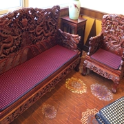 Mùa hè gỗ gụ sofa đệm non-slip thoáng khí mát pad Trung Quốc rắn gỗ bọc da sofa đệm bốn mùa phổ