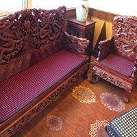 Mùa hè gỗ gụ sofa đệm non-slip thoáng khí mát pad Trung Quốc rắn gỗ bọc da sofa đệm bốn mùa phổ bộ đệm ghế phòng khách