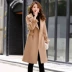 Len cháu gái mùa thu và áo khoác mùa đông Hàn Quốc phiên bản 2017 mới dày dài tính khí lady eo rag coat áo dạ nữ trung niên đẹp Accentuated eo áo