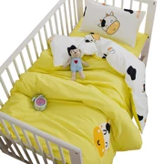 Ba mảnh giường bé chăn bông chăn phim hoạt hình trẻ em đặc biệt của bộ đồ giường mẫu giáo Liu Jiantao ngủ mùa đông - Bộ đồ giường trẻ em