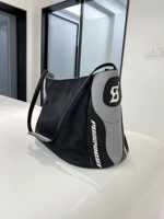 Оригинальная дизайнерская черная сумка через плечо, спортивная сумка