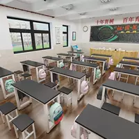 Bàn phân đôi bàn một bàn nghệ thuật sửa chữa đồ nội thất lớp nhân viên bàn làm việc trường trung học nghệ thuật góc - Nội thất giảng dạy tại trường bàn học cho be mẫu giáo