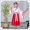 Hanfu Children Trang phục âm nhạc Trung Quốc Cô gái Phong cách Trung Quốc 襦 váy Khổng Tử Trung Quốc hiếu thảo ba chữ mở lễ biểu diễn bút - Trang phục