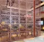 Màn hình phòng khách Trung Quốc giả gỗ cổ điển chạm khắc màn hình gấp văn phòng phòng ngủ lối vào thời trang rỗng vách ngăn - Màn hình / Cửa sổ song cửa sổ gỗ vuông