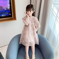 Весеннее детское платье, осенняя юбка, наряд маленькой принцессы, в западном стиле, в корейском стиле