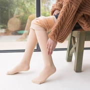 Dày cộng với nhung nylon xà cạp mịn chân nhẹ quần ấm mùa đông giảm béo chân chạm đáy vớ nữ tạo tác