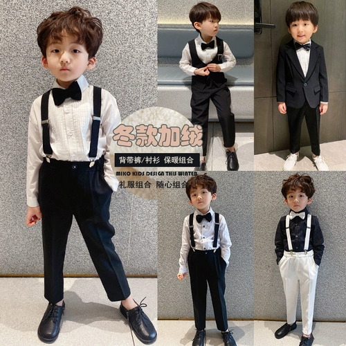 Весенняя рубашка для мальчиков, костюм, платье, детский наряд для музыкальных выступлений, в корейском стиле, новая коллекция