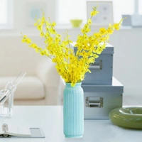 Hiện đại tối giản màu xanh trắng bình hoa gốm trang trí hoa nhảy múa nghệ thuật đặt bình thủy canh - Vase / Bồn hoa & Kệ chậu cây xi măng