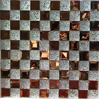 Шлифовка кромки чайного зеркала + серебряный алмаз