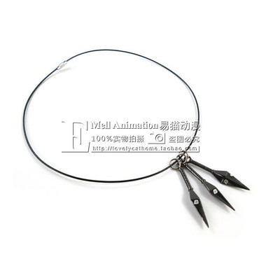 taobao agent Naruto Uchiha Sasuke Naruto Three Little Bitterless Dart COS Barlier necklace necklace hanging pendant