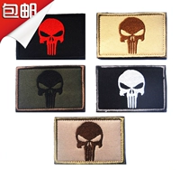 Punisher armband Velcro chiến thuật armband thêu cá tính phù hiệu ba lô dán miếng dán vá quần áo	