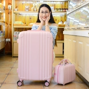 Vali nữ dễ thương phiên bản Hàn Quốc của vali xe đẩy nhỏ tươi 20 inch caster thời trang vali 24 hộp mật khẩu học sinh