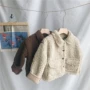 Mùa thu và mùa đông 2019 trẻ em áo khoác lông cừu bé trai và bé gái lông xù một chiếc áo sơ mi ngắn sang trọng trẻ em mặc - Áo khoác bexinhshop shop