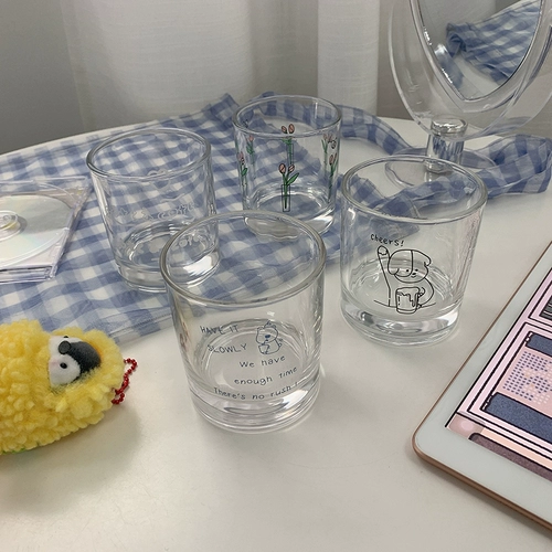 INS милый рисунок иллюстрация стеклянная стеклянная тепло -устойчивый