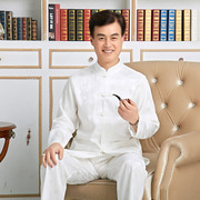 Trung niên mùa hè ăn mặc ông nội ăn mặc mùa hè Tang phù hợp với người đàn ông Trung Quốc của quốc gia trang phục nam Tang phù hợp với dài tay phù hợp với W396C