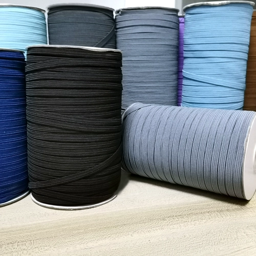 Цвет свободной полосы пропускания, широкая плоская эластичная полоса резиновая полоса вдали от вспомогательной зарядной трубки конного ремня [шириной 0,7 см]