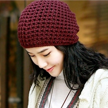 韩国女四季韩版潮款网眼线帽子优雅户外居家 毛线帽薄款镂空帽