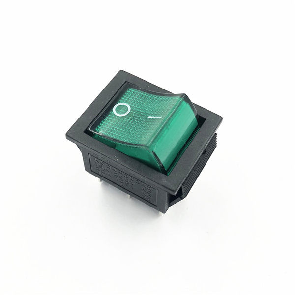 Тип корабля переключатель KCD4-202N2 15A 250VAC 6 PIN зеленый
