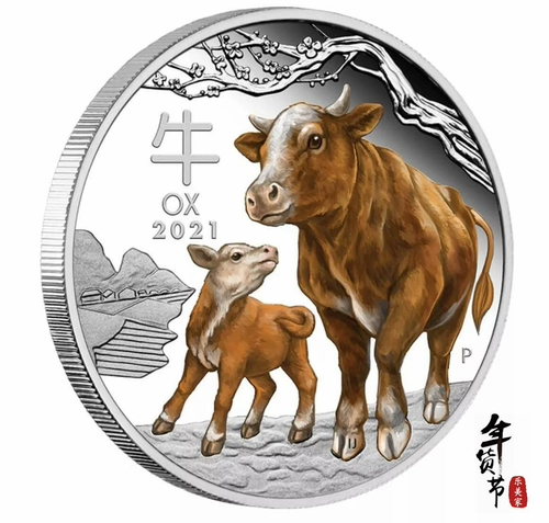 Австралия памятная библиотека валюта валюта Dragon Year Year Год тигрого года животного цвета серебра одаренные подарки на монетах зодиака
