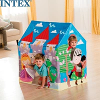 Intex, оригинальный замок, палатка в помещении, игрушка, игровой домик