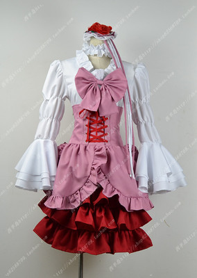 taobao agent At the time of the sea cat, the ancient household Elika painted pear flower dress cosplay