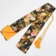 Сумка с желтой черной черной Chrysanthemum Brocade