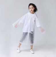 Детский белый дождевик