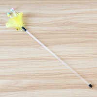 Принесите колокольчик+маленький желтый цветок дразнящий кошачий палочка