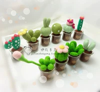 succulents Mini nhỏ cây trồng trong chậu chăn cừu chọc vui vẻ handmade DIY gói vật liệu công cụ mới chạy - Công cụ & vật liệu may DIY dụng cụ đan len cho người mới bắt đầu