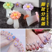 Móng tay Nhật Bản silicone chia ngón chân miếng bông tách ngón chân nhỏ daisy ngọc trai công cụ làm móng tay - Công cụ Nail