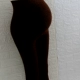 Черная беременная женщина модель чернокожих беременных
