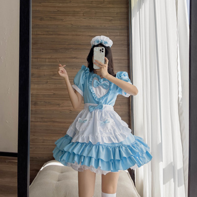 taobao agent Sexy cream coffee dress, plus size, cosplay, Lolita style