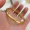 Nhật Bản và Hàn Quốc phiên bản của vòng đeo tay vàng Liên minh châu Âu cao đánh bóng bề mặt cát vàng vòng đeo tay nữ vòng tay trang sức quà tặng điều chỉnh - Vòng đeo tay Cuff vòng tay tinh lâm