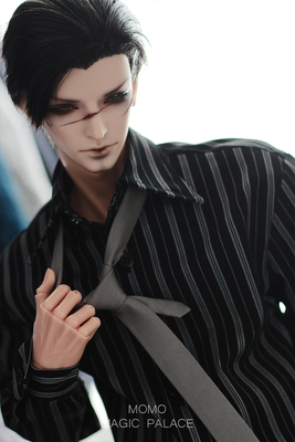 taobao agent [Momo] [Sold out] BJD baby clothes striped outline shirt Zhuang Shu uncle id75
