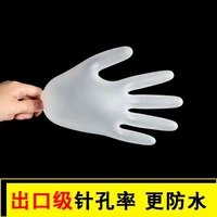 Găng tay dùng một lần bán buôn phim thực phẩm phục vụ dày công việc trong suốt PVC latex nhà bếp cung cấp bàn ly nhựa dùng 1 lần
