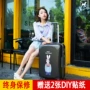 Hành lý xe đẩy nữ phiên bản tiếng Hàn của bánh xe nhỏ tươi phổ thông 20 inch sinh viên đại học 24 hộp mật khẩu vali cá tính nam vali to