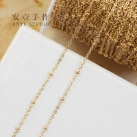 Сколоть небольшую цепь бусины в один метр