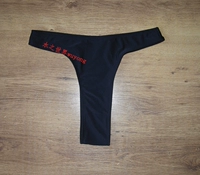 Черная ткань плюс брюки для пудинга