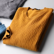 Áo len nam chất lượng tốt cho mùa thu đông. Hãy thưởng thức áo len cashmere cổ chữ V ấm áp dành cho nam