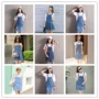 Nhà máy trực tiếp cửa hàng quần áo phụ nữ cung cấp hàng loạt phụ nữ chợ đêm mới mua giá thấp phiên bản Hàn Quốc của quần short dây đeo - Cộng với kích thước quần áo áo sơ mi nữ form rộng
