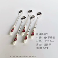 Обновленная версия Ice Spoons 5 заполненных розовых роз