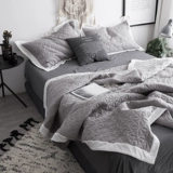 Скандинавское брендовое хлопковое дышащее марлевое прохладное одеяло, комплект, наволочка, 3 предмета