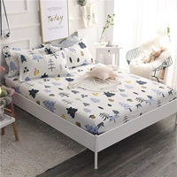 Giường 笠 đơn mảnh bông 100% cotton 1.8 m m giường non-slip bảo vệ bìa bụi che nệm bìa Simmons trải giường Ga chun và ga phủ